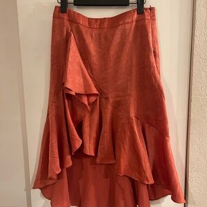 Vine & Love Terracotta Midi Skirt